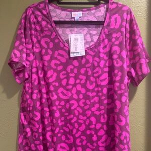 LuLaRoe Purple Animal Print 2x Classic